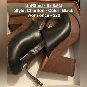 Brand/UnR8ted - disregard price on pic 
Woman’s Sz 8.5M (USA) 
Worn once -  $12
